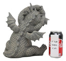 Ebros Whimsical Garden Dragon Morning Yoga Stretch Statue Guest Greeter Decor