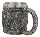 Ebros Medieval Knight Of The Cross Charging On Cavalry Horse Coffee Mug 14 Ounce