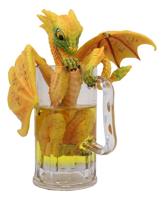Ebros Spirit Drinks and Dragons Beer Fest Dragon Statue 7.75" Tall Fantasy