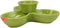 Ebros 8.25"L Ceramic Olive Halves Shaped Serving Bowl or Plate or Dish Platter