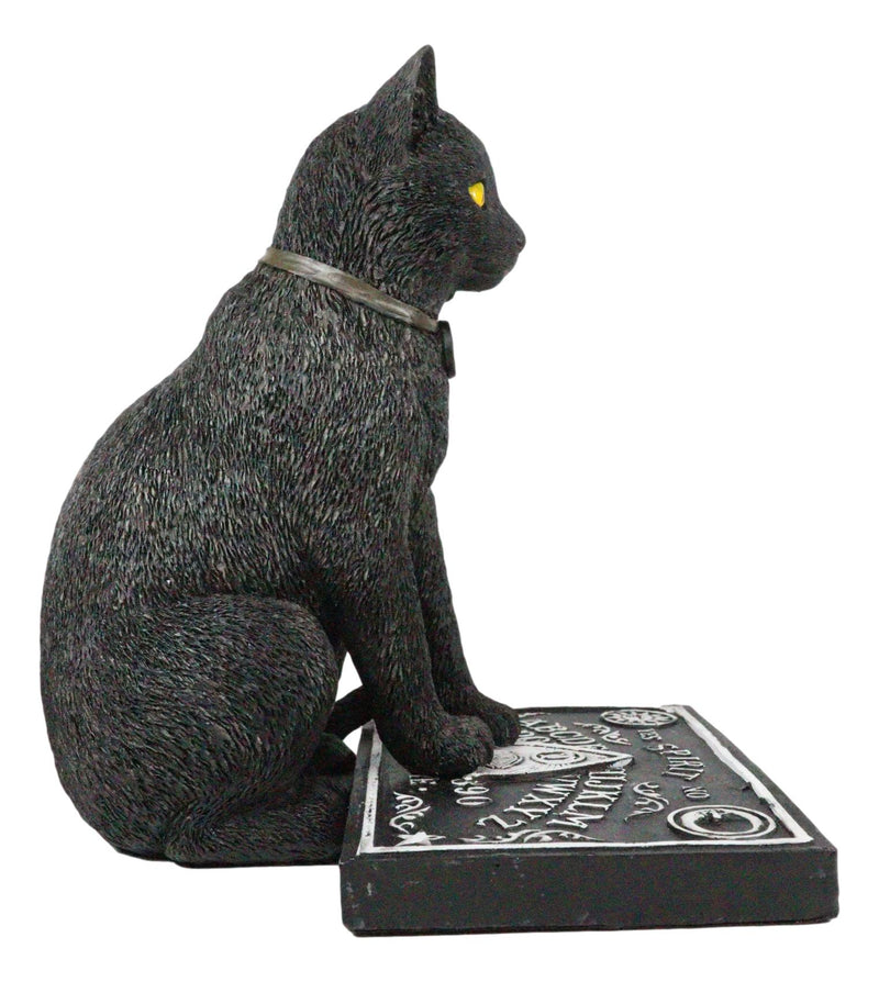 Ebros Witching Hour Halloween Black Cat With Ouija Spirit Board & Plan ...