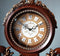 Ebros Gift 67"H Large Vintage Harp Shaped Timeless Grandfather Clock Furnishing Decor