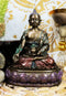 Ebros Akshobhya Bhaiṣajyaguru Medicine Buddha of Healing and Purity Meditating Figurine in Faux Bronze Patina for Home Altar Zen Decoration Eastern Enlightenment Amitabha Buddhist Statue Feng Shui