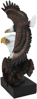 Ebros Large Wings Of Liberty American Bald Eagle Head Bust Statue (Vivid Color)