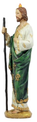 Ebros Gift Saint Jude Thaddeus Statue The Apostle & Brother of Jesus Holy Ghost Decorative Figurine 12.25" Tall