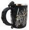 Ebros Gift Medieval Renaissance Dragon Iron Throne Of Swords Coffee Mug Drinking Beer Stein Tankard Cup