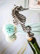 Ebros Nautical Ocean Marine Seahorse Kitchen Bar Wine Bottle Topper Stopper Cork