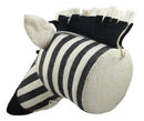 Ebros Fiona Walker England Handmade Organic Animal Zebra Head Wall Decor Large 13.5"H