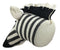 Ebros Fiona Walker England Handmade Organic Animal Zebra Head Wall Decor Large 13.5"H