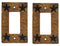 Set of 2 Western Stars Silhouette Wall Single Gang Rocker Switch Cover Plates