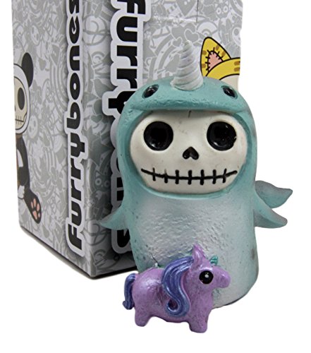 Ebros Furry Bones Blue Whale Cetacea Costume Skeleton Monster Collectible Figurine 3"H