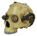 Ebros Steampunk Design Human Skull Statue Sci-Fi 7.5"L Figurine