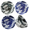 Ebros Gift Blue And Black Japanese And Chinese Longwei Dragons Ceramic Bowls Pack Of 4 Made In Japan Kitchen Dining Asian Cuisine Restaurant Supply Grade Microwave Dishwasher Safe 14oz Soup Salad Bowl