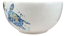 Marine Blue Sea Turtle Ceramic Large Soup Salad Rice Pasta Serving Bowl 95oz - Ebros Gift