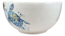 Marine Blue Sea Turtle Ceramic Large Soup Salad Rice Pasta Serving Bowl 95oz