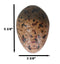 Prehistoric Speckled Dragon Egg Fossil Statue With Base Stand Jurassic Dinosaur