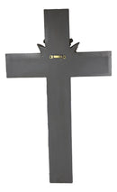 Rustic USA Proudly Served American Flag Great Seal Eagle Veteran Wall Cross