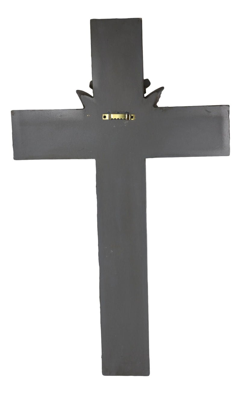 Rustic USA Proudly Served American Flag Great Seal Eagle Veteran Wall Cross
