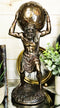 Ebros Greek God Primordial Titan Atlas Holding The World Globe Statue 11.75"Tall
