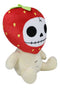 Red Yummy Ichigo Strawberry Furrybones Skeleton Plush Toy Doll 9"H Furry Bones