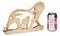 Ebros Large Faux Wood Majestic African Savannah Pride Lion Scene Sculpture
