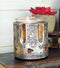 Set of 2 Rustic Western Pistol Bullet Barrel Votive Tea Light Candle Holders