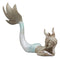 Ebros Large Art Nouveau Siren Mermaid Laying On The Sea Floor with Sea Shell Figurine 11" Long Fantasy Coastal or Nautical Decor Statue