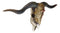 Western 12 Gauge Shotgun Bullets Texas Longhorn Bull Cow Skull Wall Decor Plaque