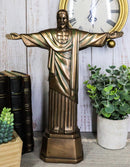 Christ The Redeemer Statue Of Jesus Brazil Corocovado Landmark Figurine 11.5"H