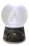 Wicca Ouija Spirit Board Evil Eye Planchette LED Glass Gazing Ball Figurine