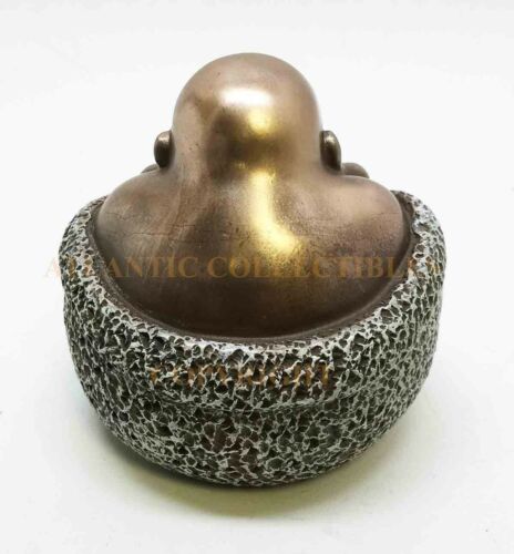 Ebros Happy Buddha Blissful Meditation Figurine Amulet Buddhism Eastern Enlightenment - Ebros Gift