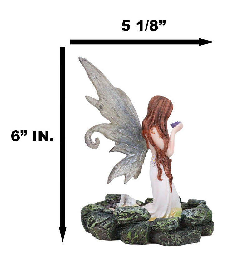 Ebros Fairy Lady Of The Lake Statue 6"Tall Water Elemental Fairy Figurine