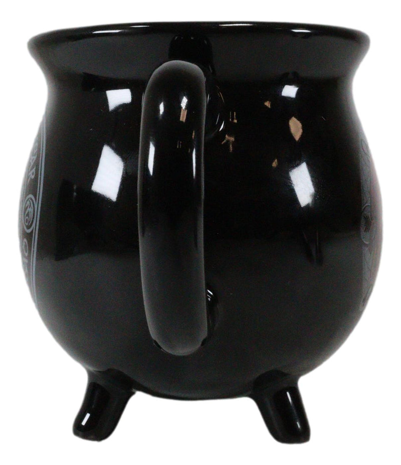 Wicca Sabbats Wheel of The Year Lammas Dragon Heat Color Changing Cauldron Mug