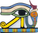 Ebros 2.75 Inch Egyptian Udjat Eye Magnet Set Of 3 Pieces Refrigerator Magnet - Ebros Gift