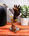 Ebros 7" Tall Bald Eagle Descending On Tree Branch Decorative Figurine Resin