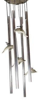 Ocean Sea Coral Marine Dolphin Family Decorative Wind Chime For Garden Patio