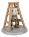 Unfortunate Lucky The Skeleton Pinched And Stuck Under A Ladder Figurine 4"H