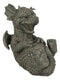 Ebros Whimsical L.O.L Soul Garden Laughing Out Loud Dragon Statue 7.75" Tall Faux Stone Resin Finish Hilarious LOL Fantasy Animated Dragons Welcome Guest Greeter Decor Figurine
