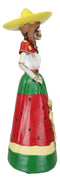 Day of The Dead Sandia Senorita Watermelon Garment Lady Skeleton Dancer Figurine