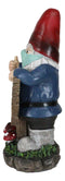 Health Freak Mr Gnome Wearing Protective Face Mask By 'Wear Mask' Sign Figurine