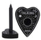 Ebros Set Of 4 Occult Ouija Spirit Board Planchette Heart Candle Stick Holder