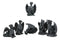 Ebros Six Faux Stone Gothic Mini Dragons Statue Set Legends And Fantasy Action Dragons