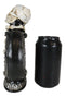 Wicca Witchcraft Skeleton Bones Skull With Red Heart Decorative Potion Bottle