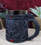 Celtic Knotwork Dragon Lair Serpentine Drake With Red Gems Coffee Drink Cup Mug