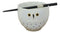 Whimsical Ceramic White Owl Ramen Udong Noodles Soup Bowl With Chopsticks Set