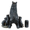 Ebros Large Rustic Forest Protective Mother Black Bear With 3 Bear Cubs Statue