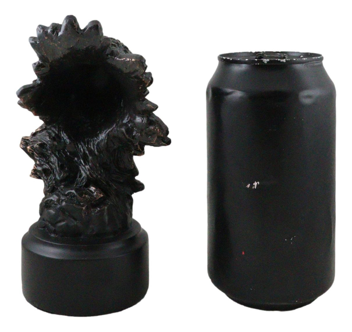Patriotic American Bald Eagle Bust Bronze Electroplated Resin Figurine With Base
