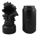 Patriotic American Bald Eagle Bust Bronze Electroplated Resin Figurine With Base