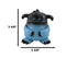Underbedz Blue Black Zorg The 4 Eyed Alien Monster With Droopy Horns Figurine