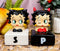 Angel Or Devil Betty Boop With Halo And Horns Ceramic Salt And Pepper Shakers